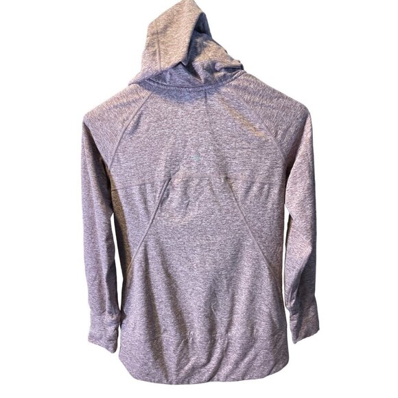 Eddie Bauer Pink Zippered Three Quarter Sleeve Hoodie Jacket Active SZ Medium - Picture 2 of 6